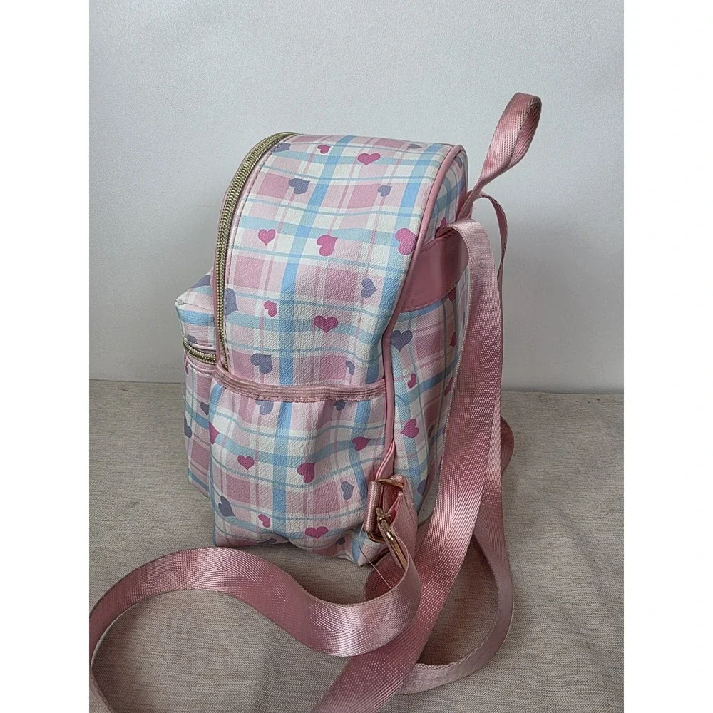 Sanrio Cinnamoroll mini backpack Pink Blue Plaid